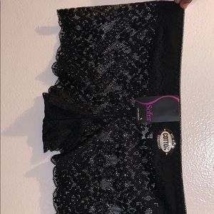 LARGE Grey Lace Panty !